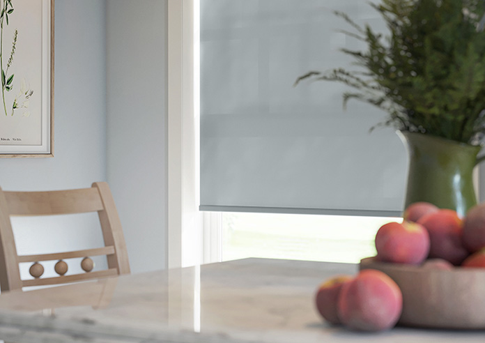 Roma (FR), Grey - Twist&Fit Roller Blind - Image 5